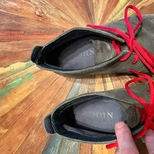 Odin New York Gray Men\'s Chukka Boots Odin New York | Shoes | Odin New York Chukka Bluegrey Suede  main image 3